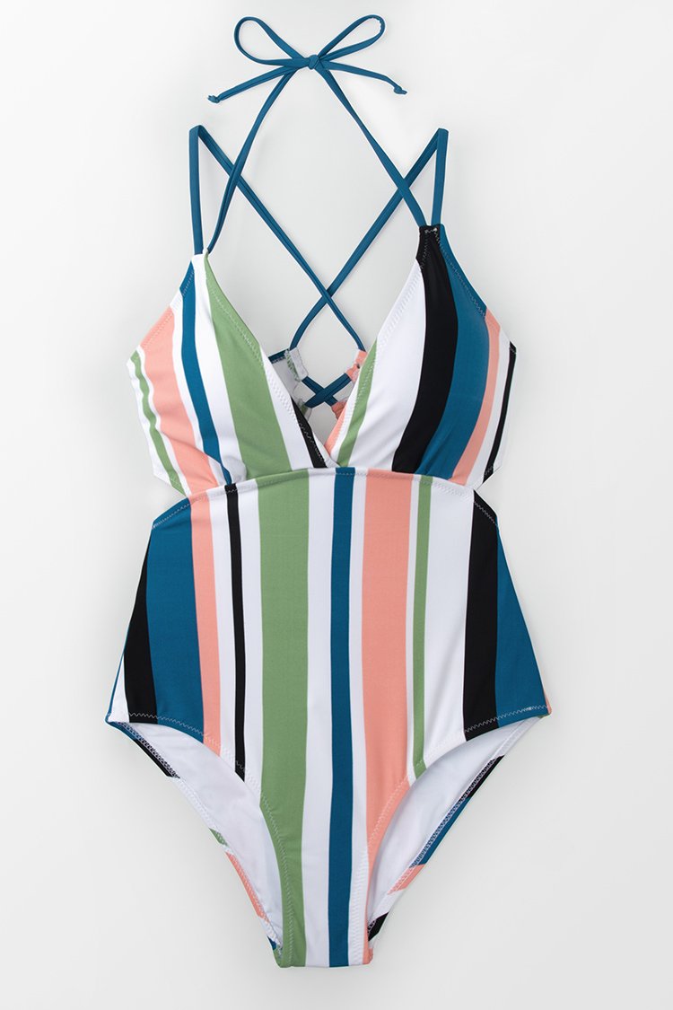 So Sweet and Stripey OnePiece Swimsuit