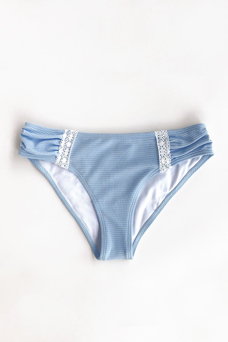 Morandi Blue High-Waist Bikini Set main image 1