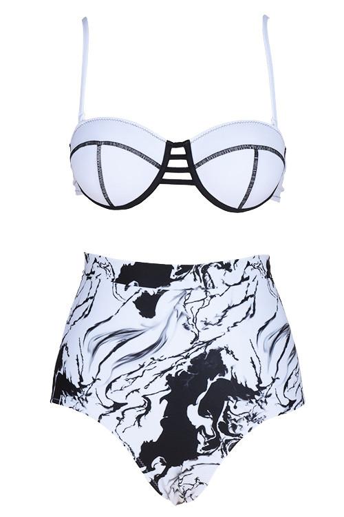 Pretty Persuasion High Waisted Bikini Set