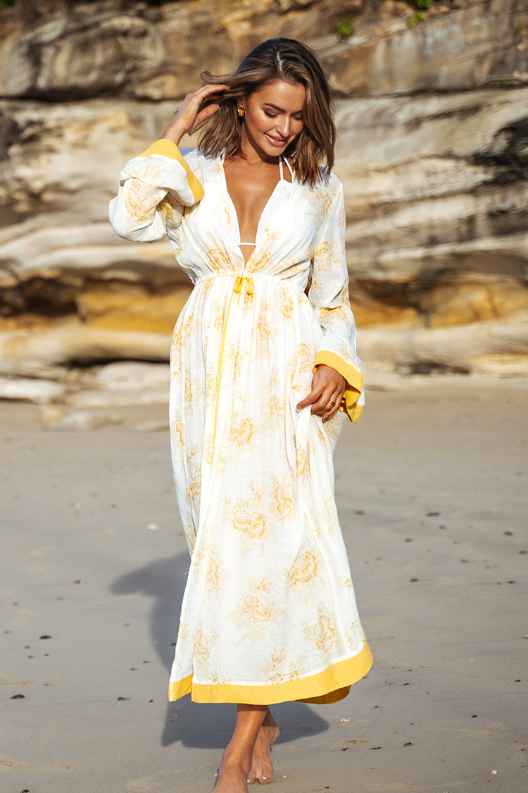 Lilac Dreams Bell Sleeve Cover Up Cupshe AU