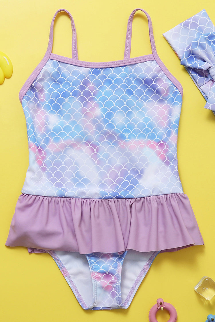 Iridescent Scale One Piece Swimsuit For Toddler Girls And Girls Cupshe AU