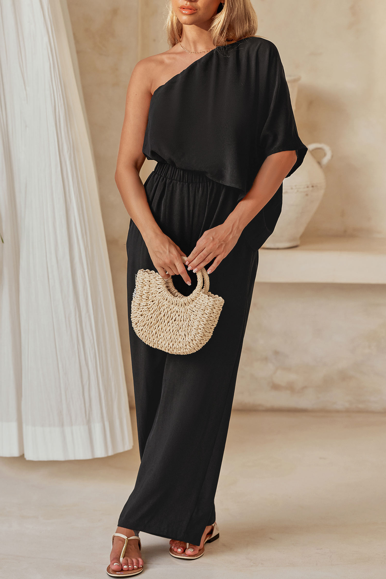 Combinaison Zara Noire Drapée Avec Dentelle à Pois Suisses - Taille XS - Neuve Sans étiquettes