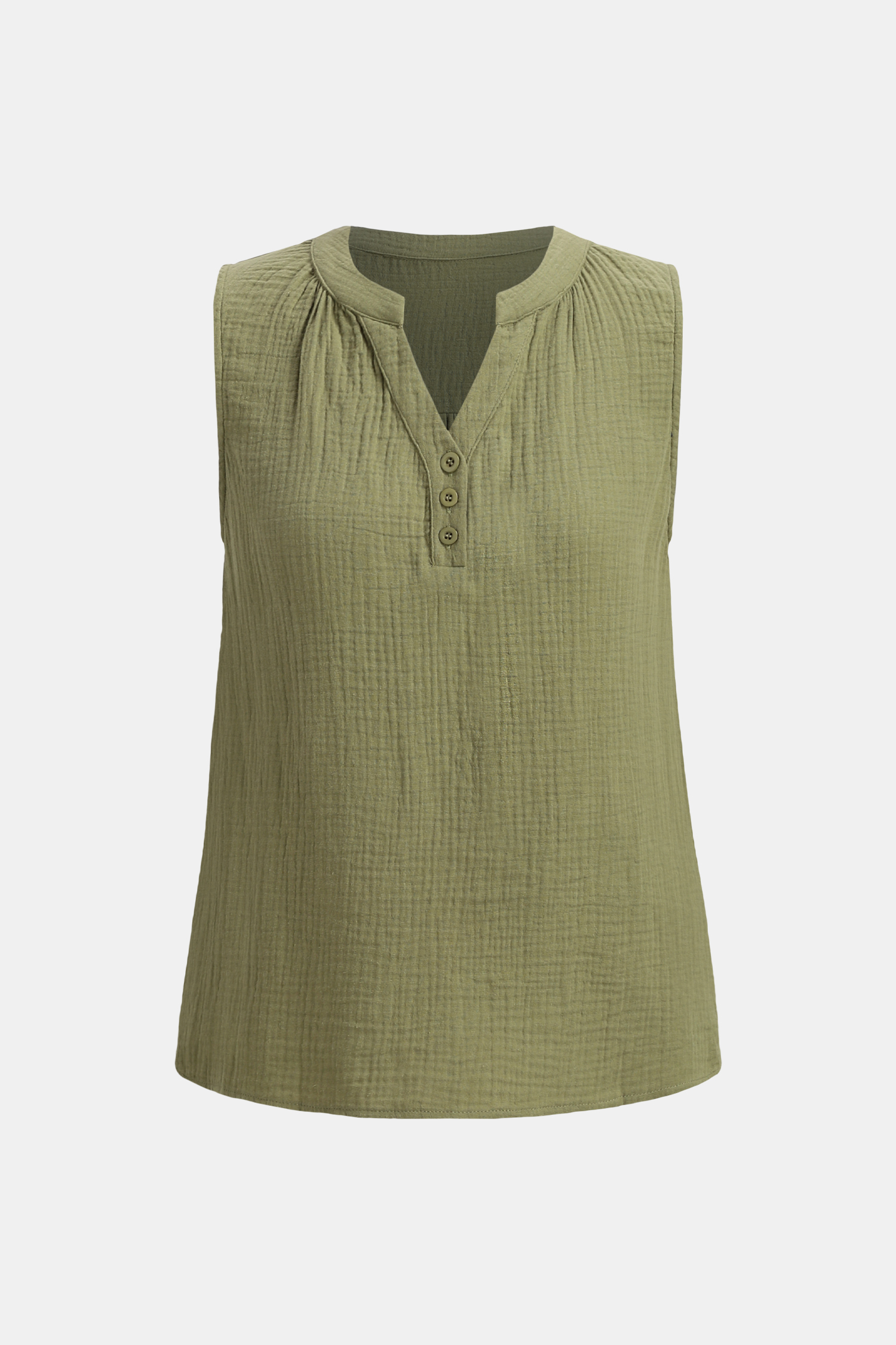 The Bronx V Top in Green main image 1