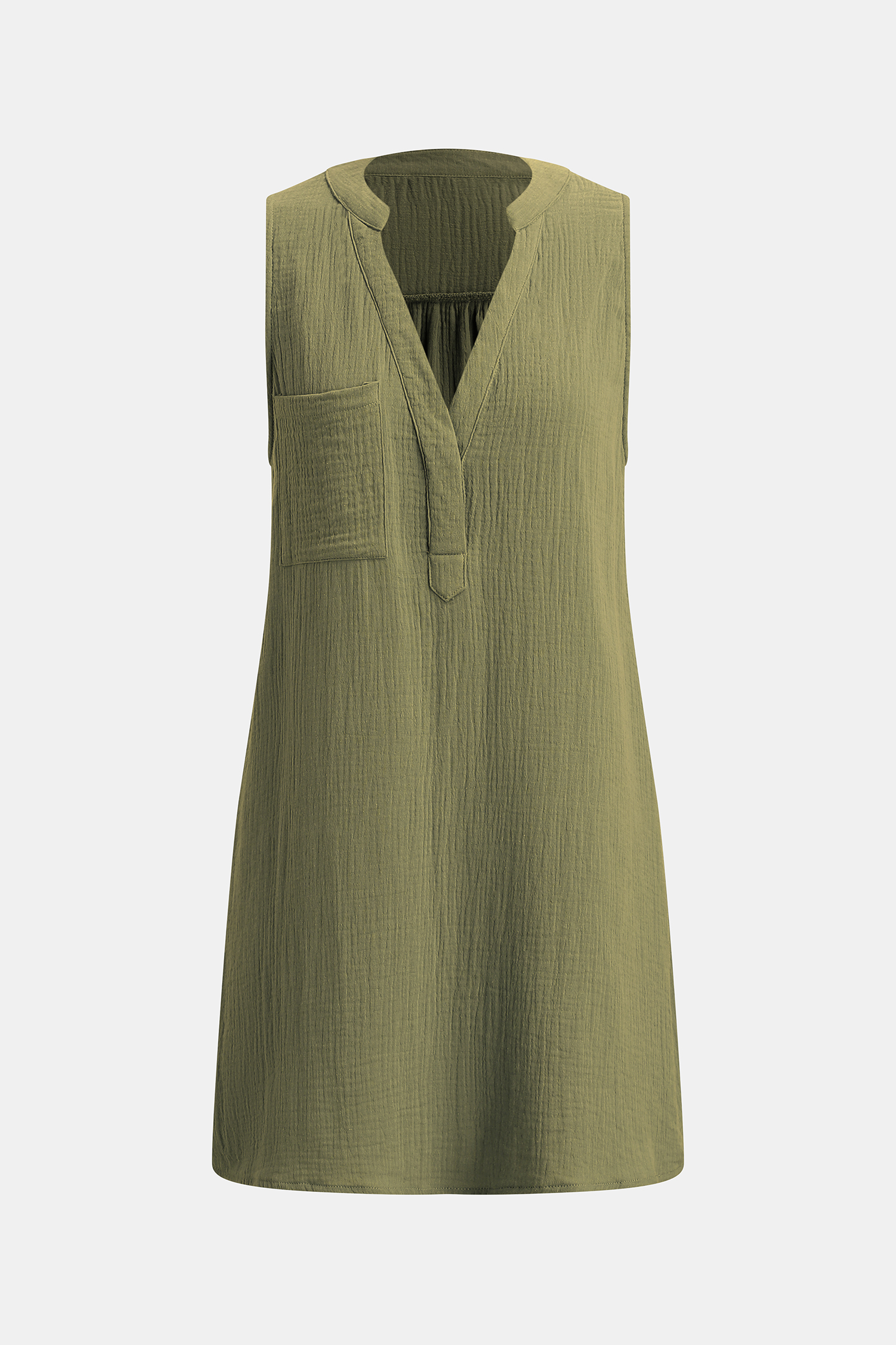 V-Neck Sleeveless Mini Dress main image 0