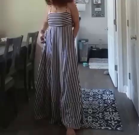 Subtle Lines Striped Maxi Dress