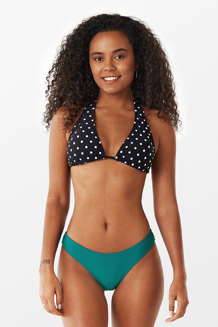 Polka Dot Halter Bikini top
