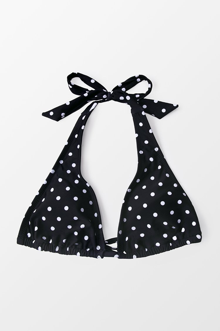 Polka Dot Halter Bikini top