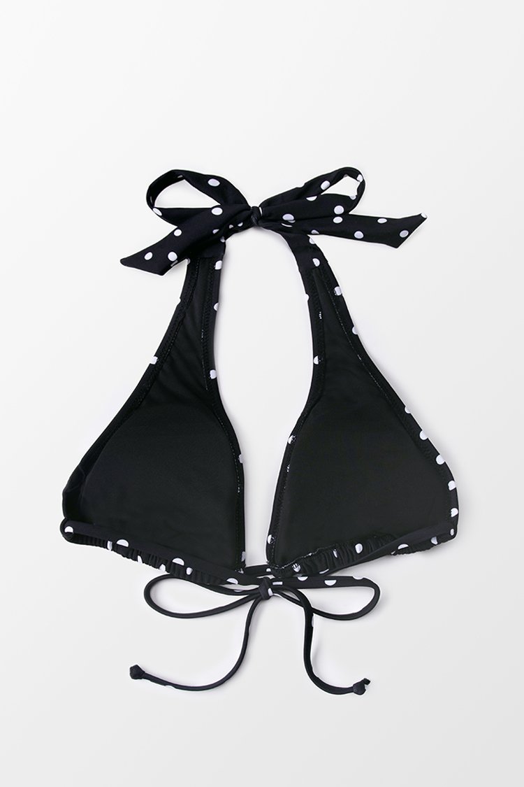 Polka Dot Halter Bikini top
