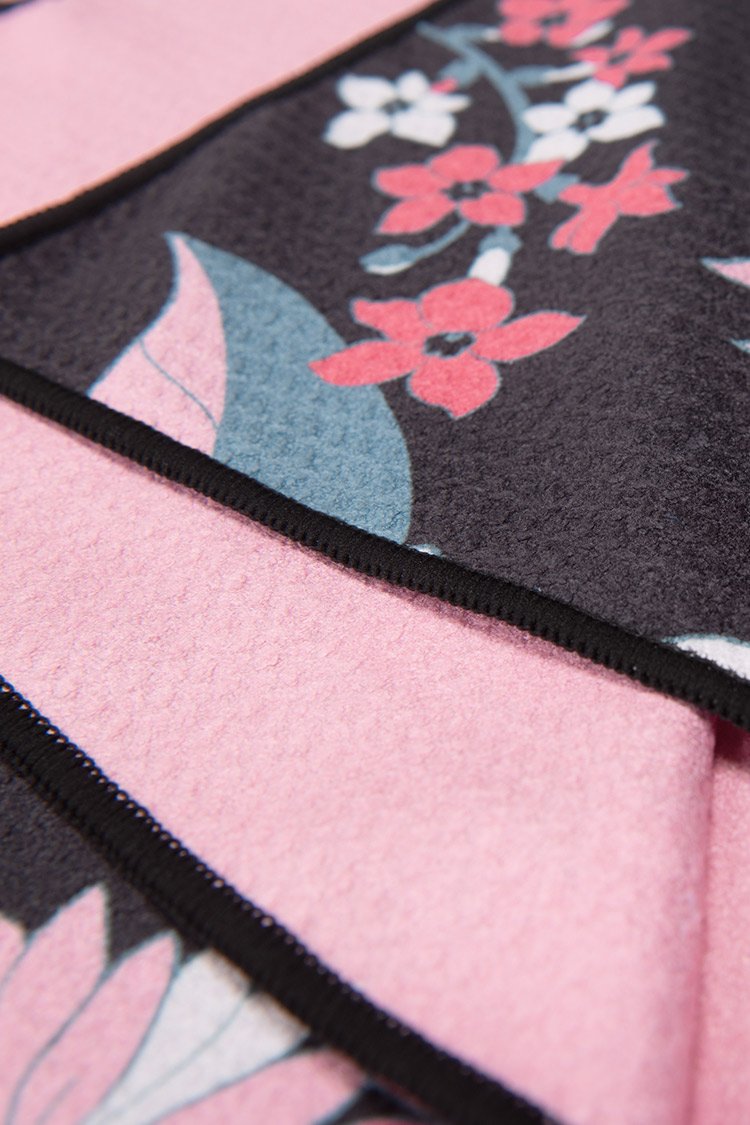 Floral Bliss Floral Beach Blanket