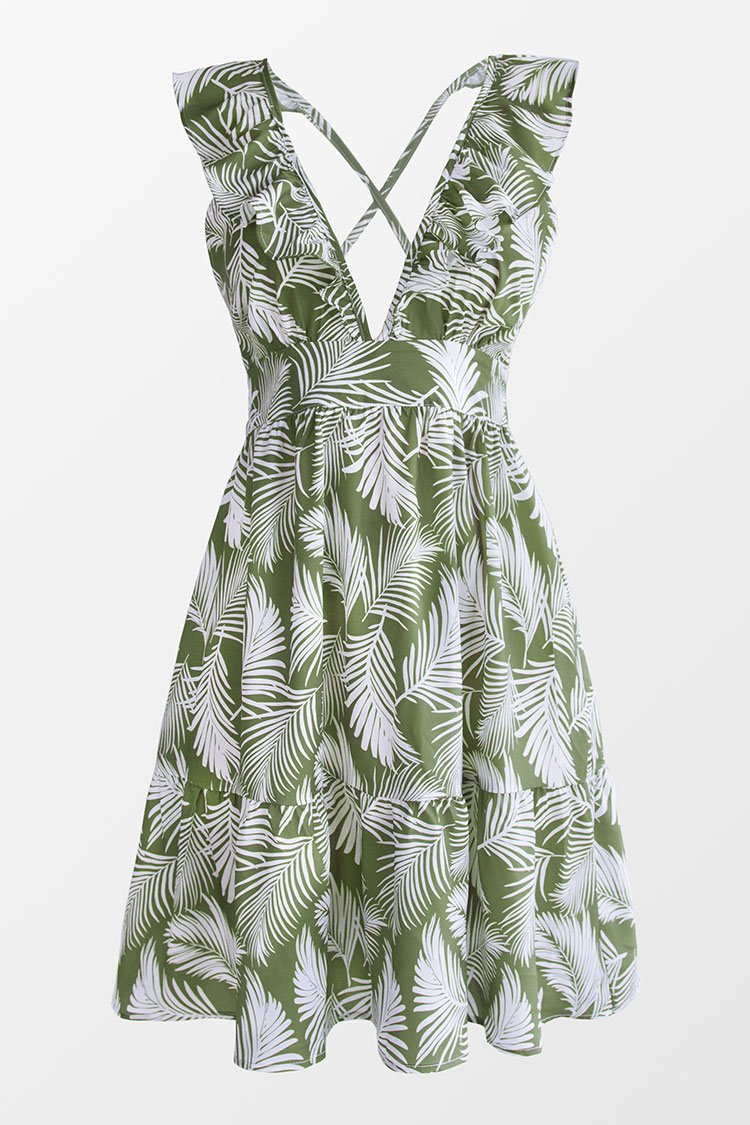 Leah's Ombre Ruffle Dress