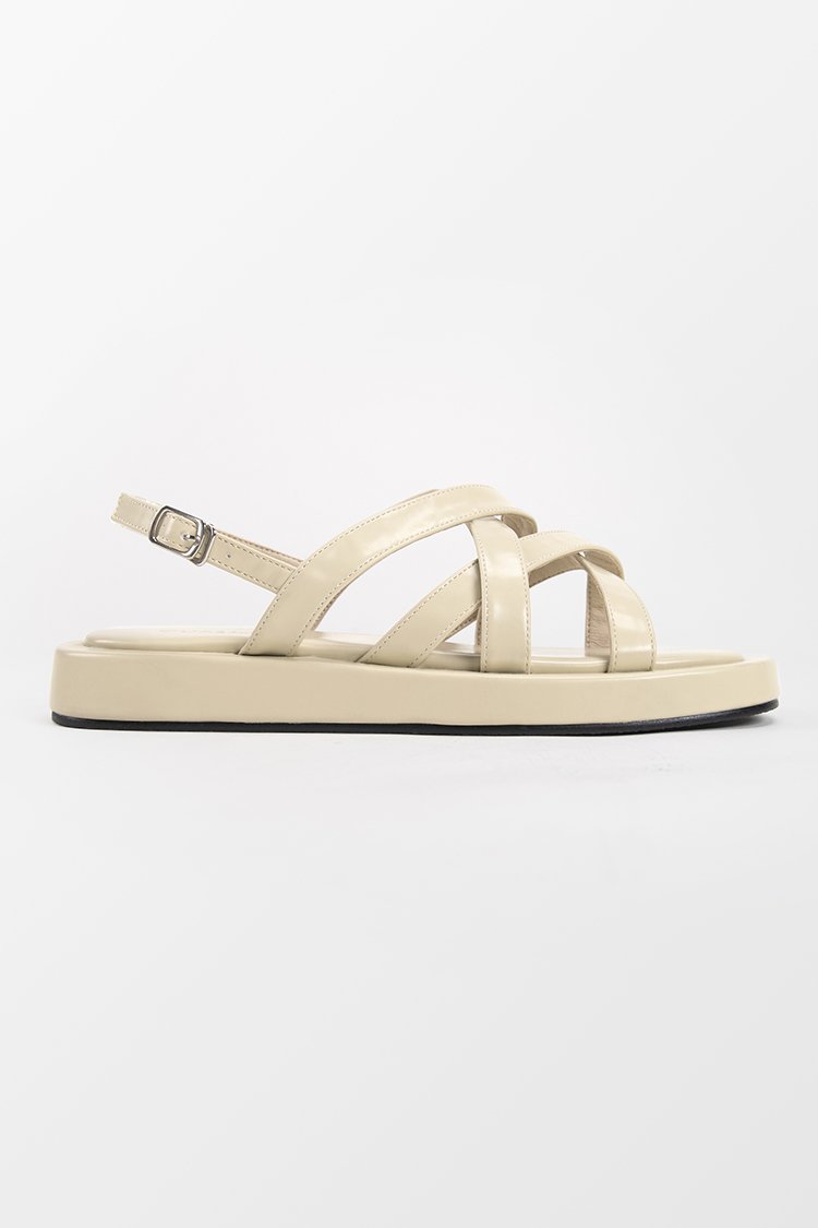 Vineyards Crisscross Strap Ankle Buckle Sandals