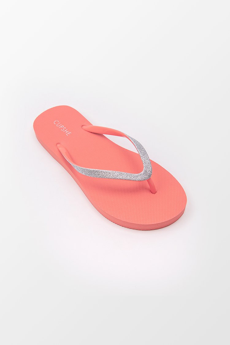 Blossom Coral Flip Flops