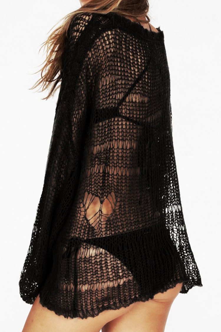 Light and Airy Distressed Sweater