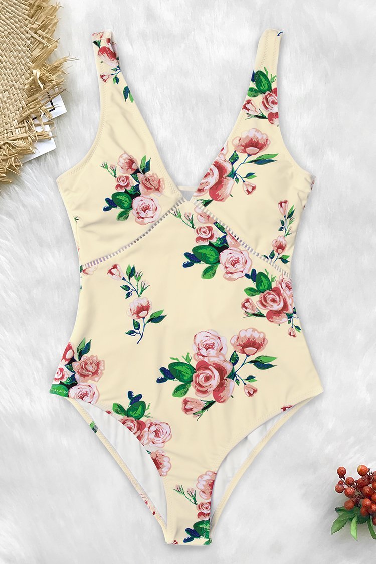 Linger On Backless One-Piece Swimsuit