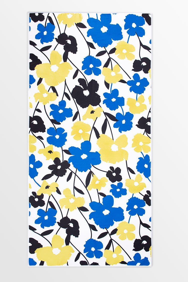 Poppy Floral Beach Blanket