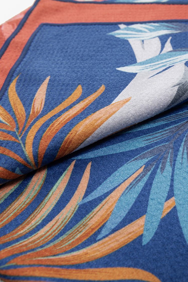 Tropical Lush Leafy Beach Blanket