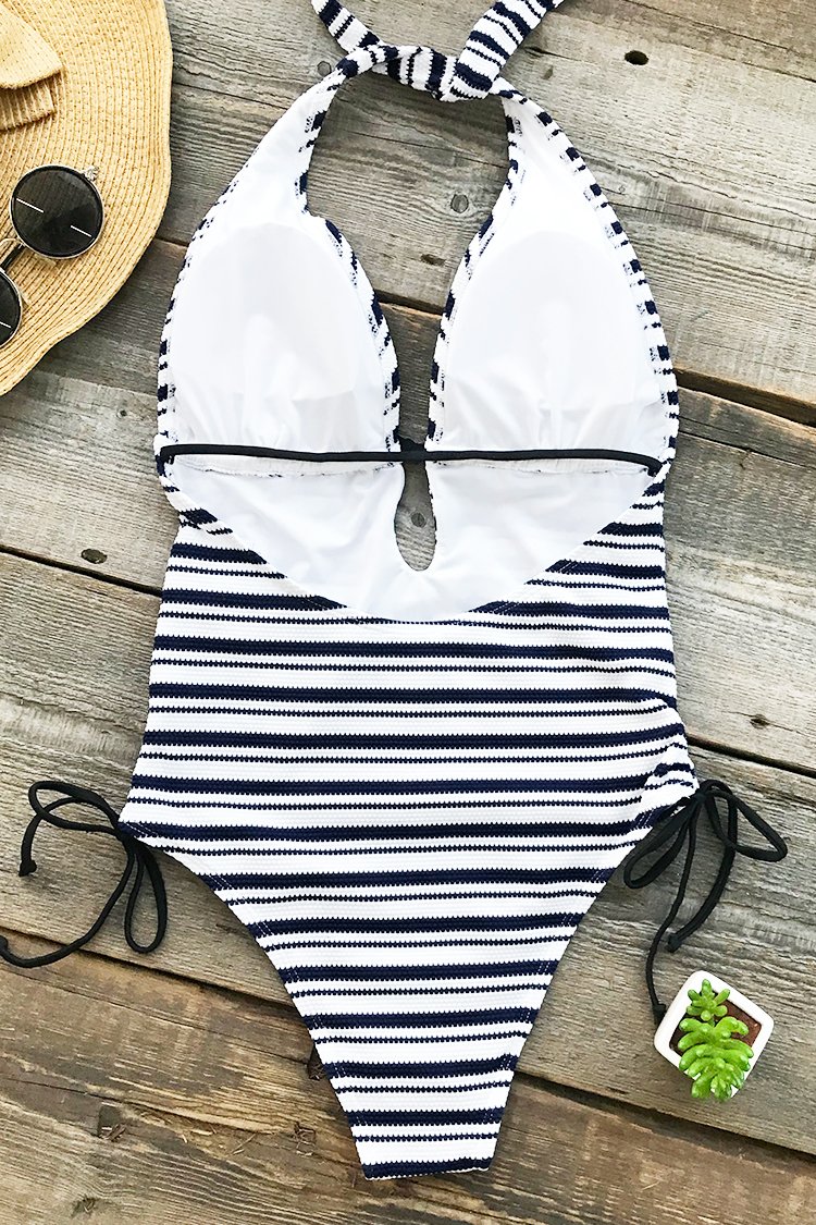 My Serenade Stripe One-piece Swimsuit