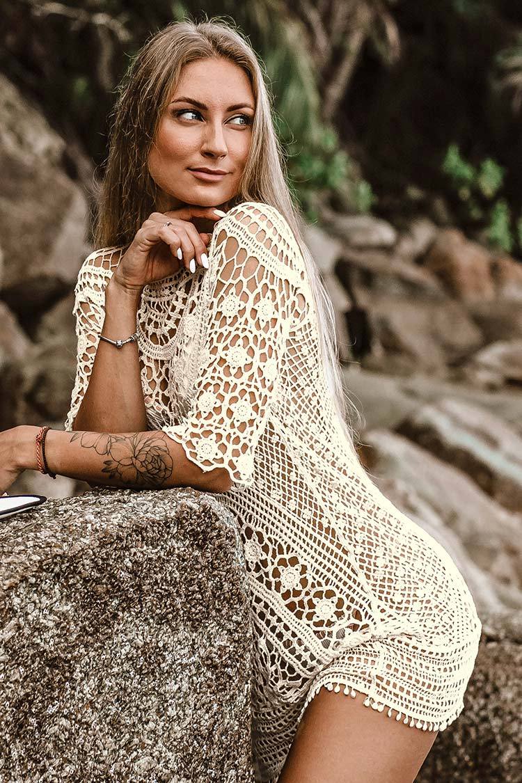 Boho Hollow-Out Cover Up