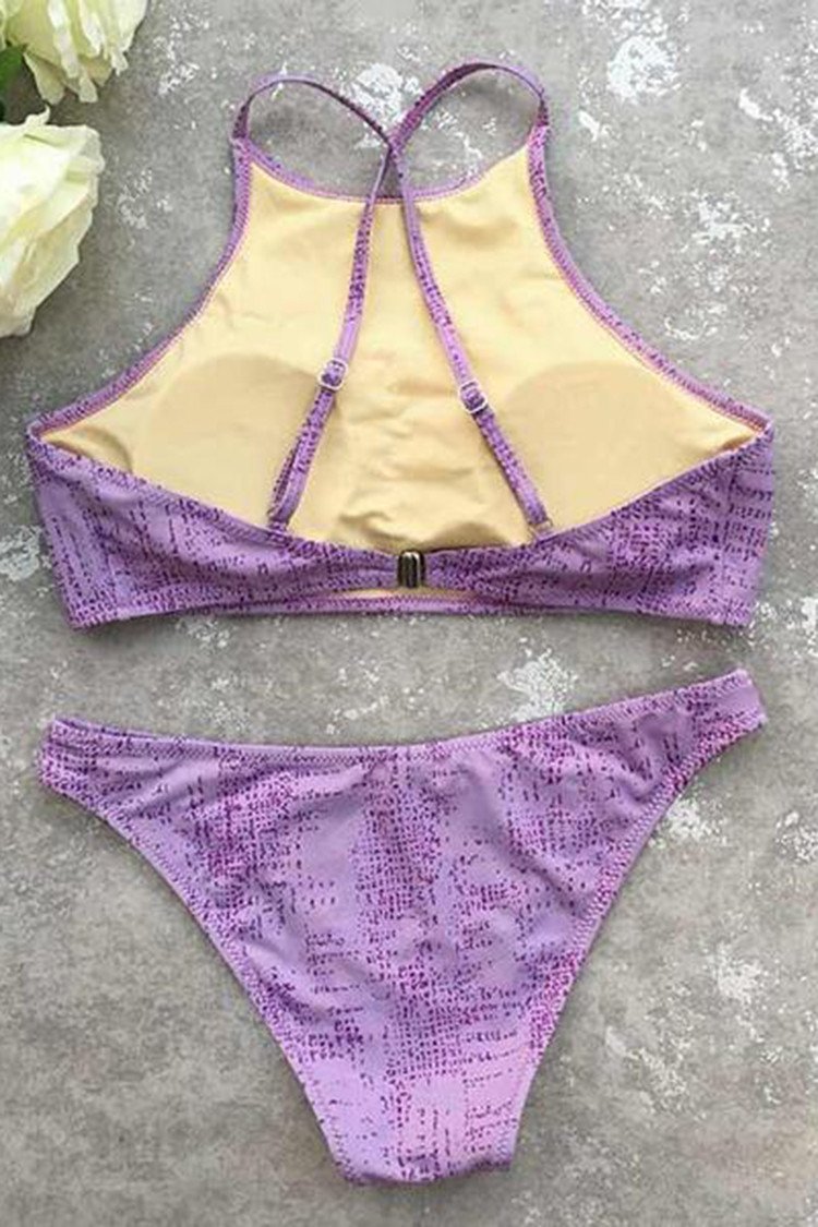 My Cute Violet Bikini Set