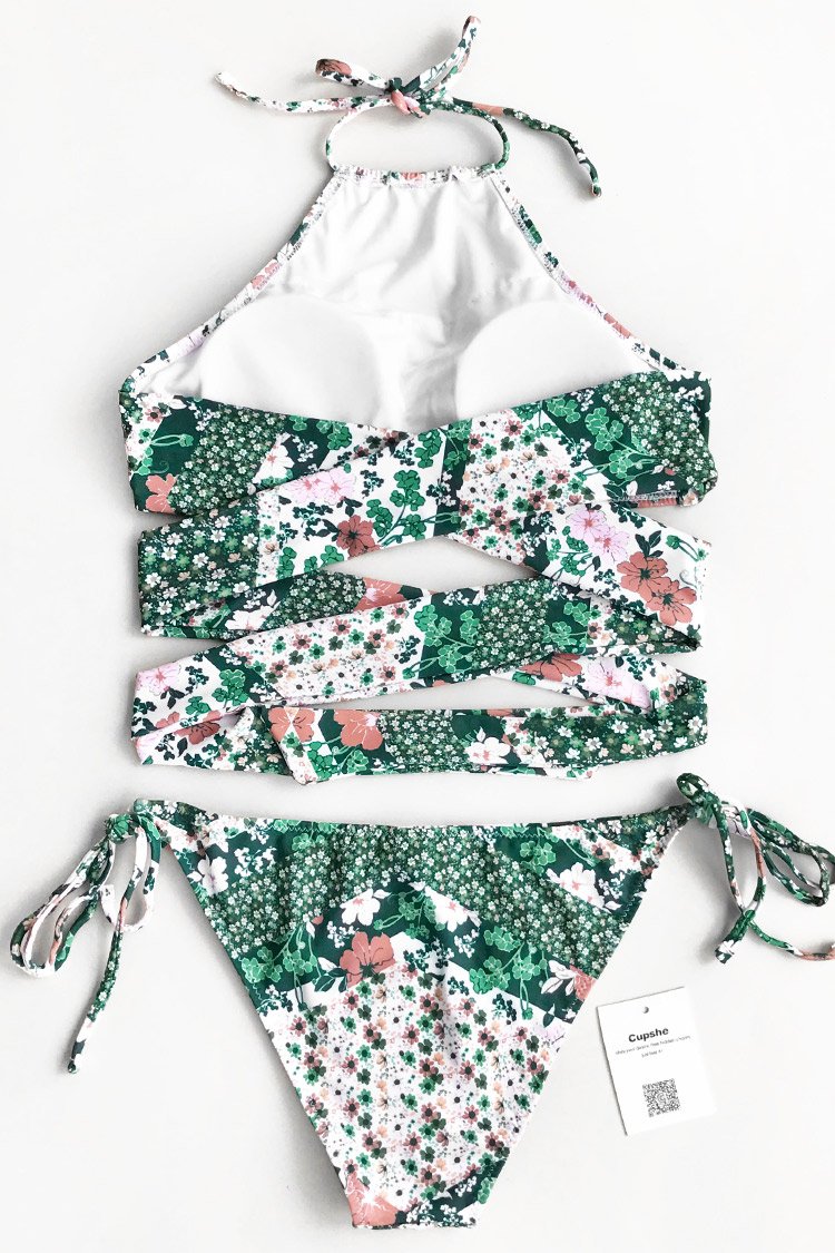 Spring March Print Bikini Set