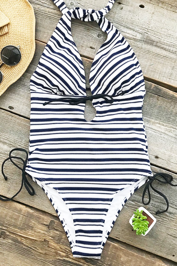 My Serenade Stripe One-piece Swimsuit