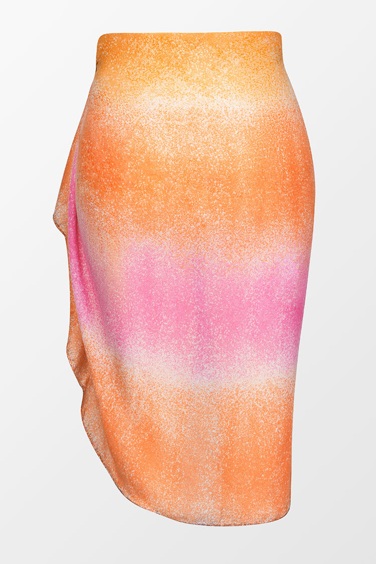 Laguna Beach Ombre Print Tie Waist Sarong