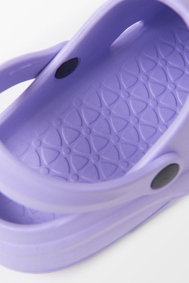 Bubblegum Purple Square Toe Leisure Crocs