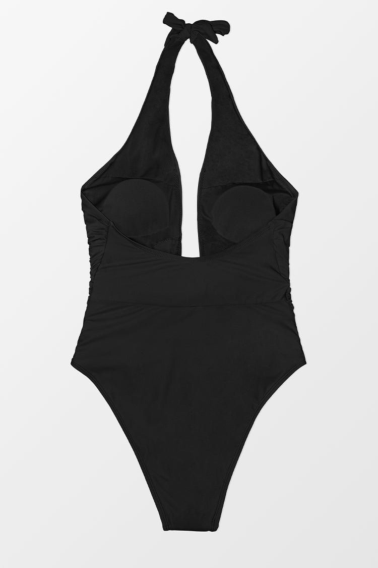 Harbor Stripe Tie Front One Piece