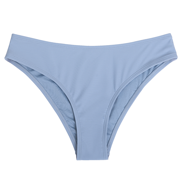 Ayla Blue Low Waisted Bikini Bottom