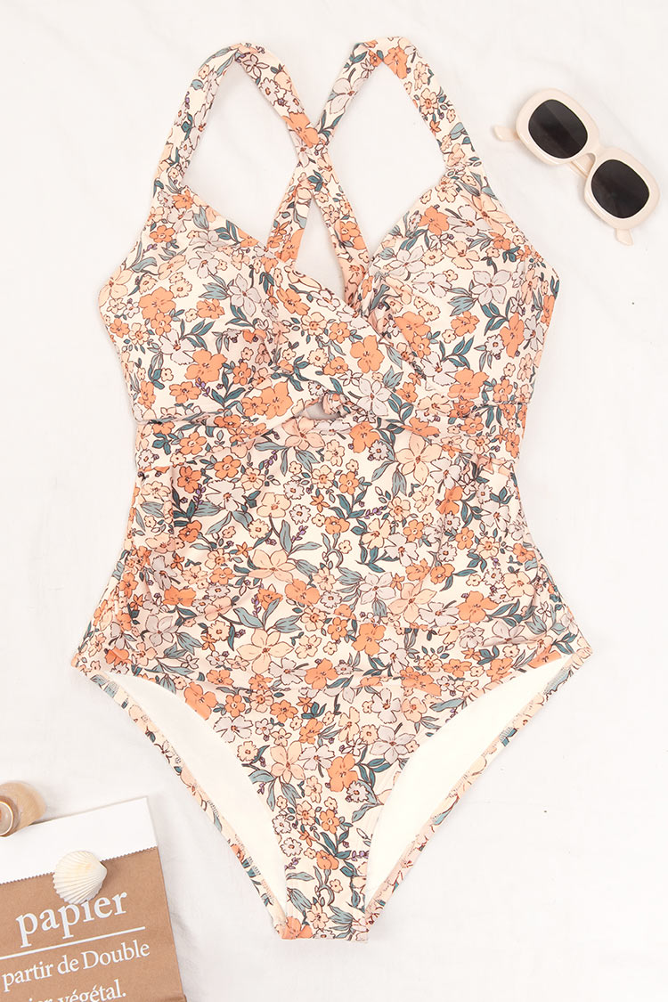 Elodie Floral Plus Size One Piece Swimsuit