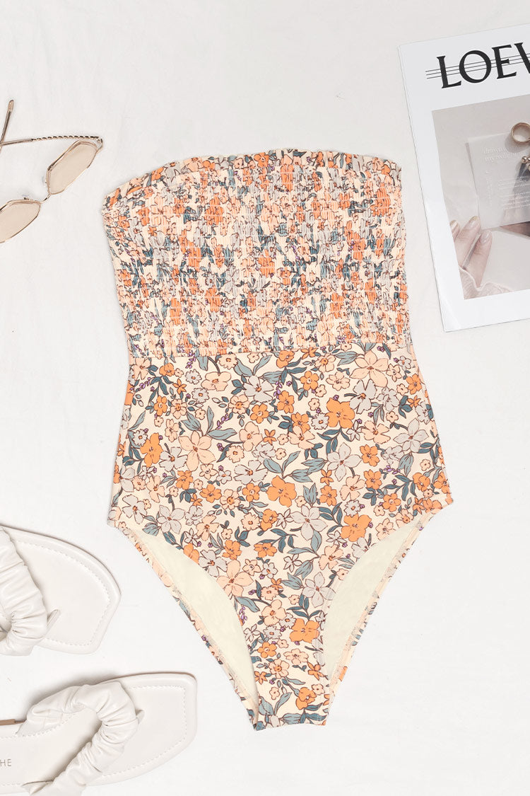 【新品】Katie: CANDICE frilled one-piece（LV） Solid & Striped The Taylor Ditsy Floral One-Piece Swimsuit