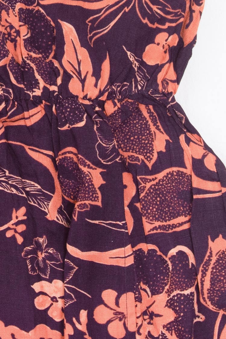 Sally Floral Plunge Maxi Dress