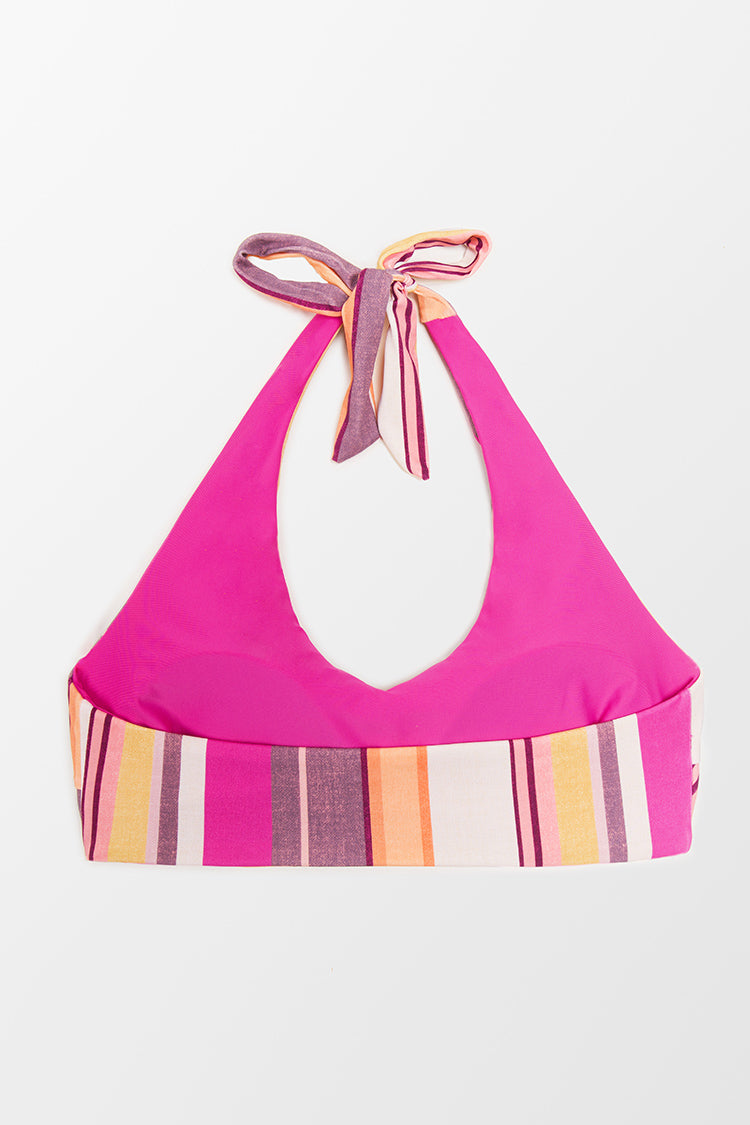 Nikita Striped Halter Bikini Top