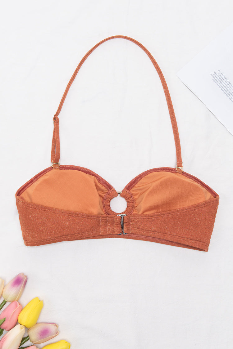 O-ring Halter Bikini Top