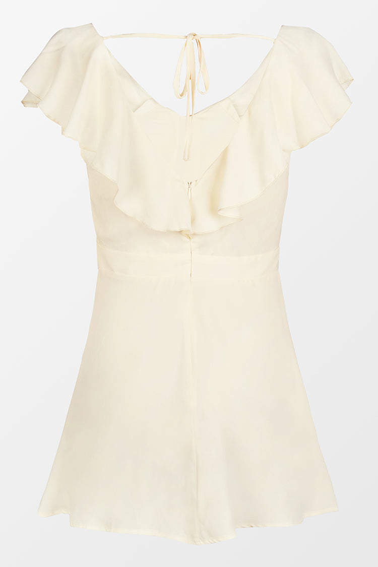 Raelynn V-neck Ruffle Mini Dress