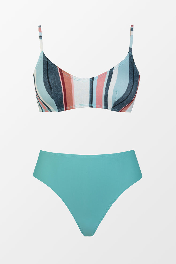 Cupshe Basics Bralette Bikini Set