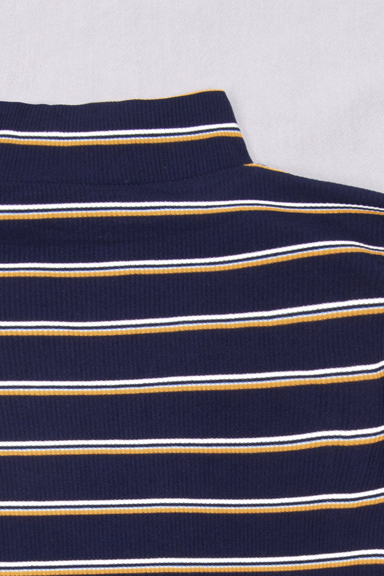 Gemma Striped High Neck Bodysuit