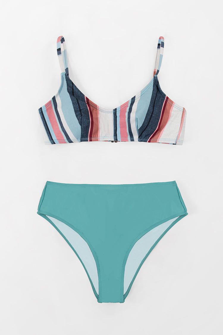 Cupshe Basics Bralette Bikini Set