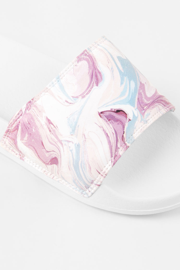 Baker Beach White Open Toe Slippers