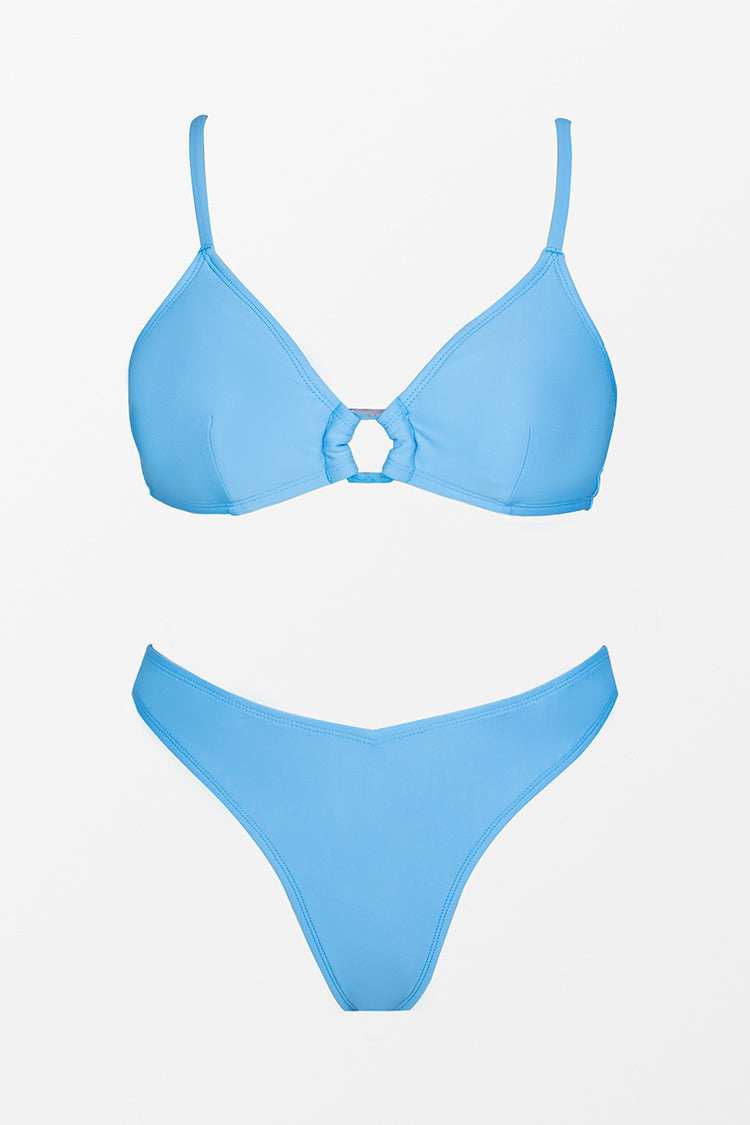 Summer Glow Up Ring Bralette And Ultra Cheeky Hipster Bikini Set