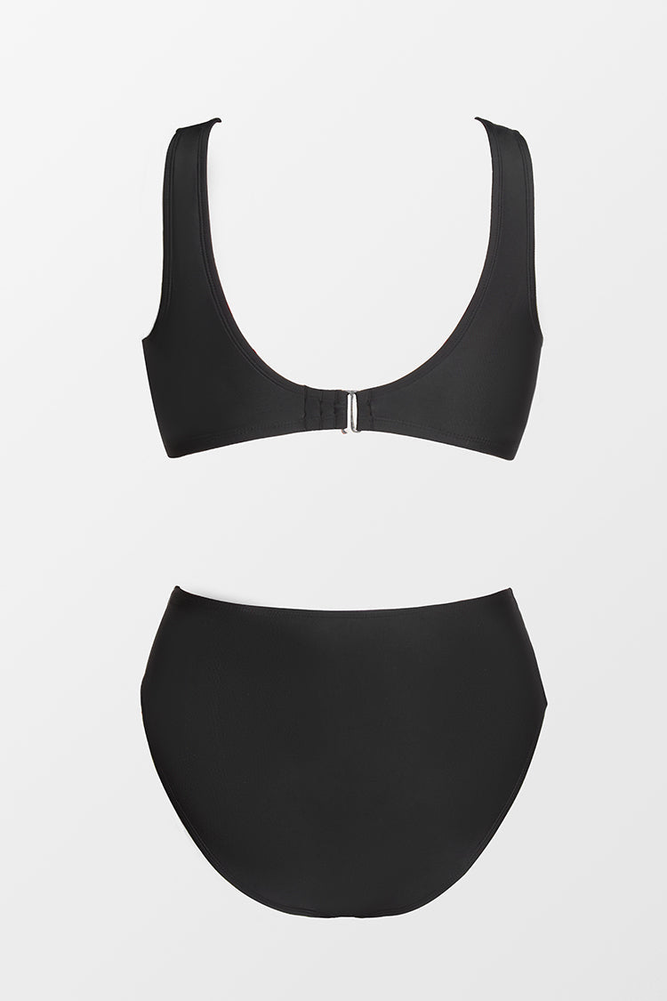 Arizona Road Trip Mesh V-Neck & Mid Rise Hipster Plus Size Bikini Set