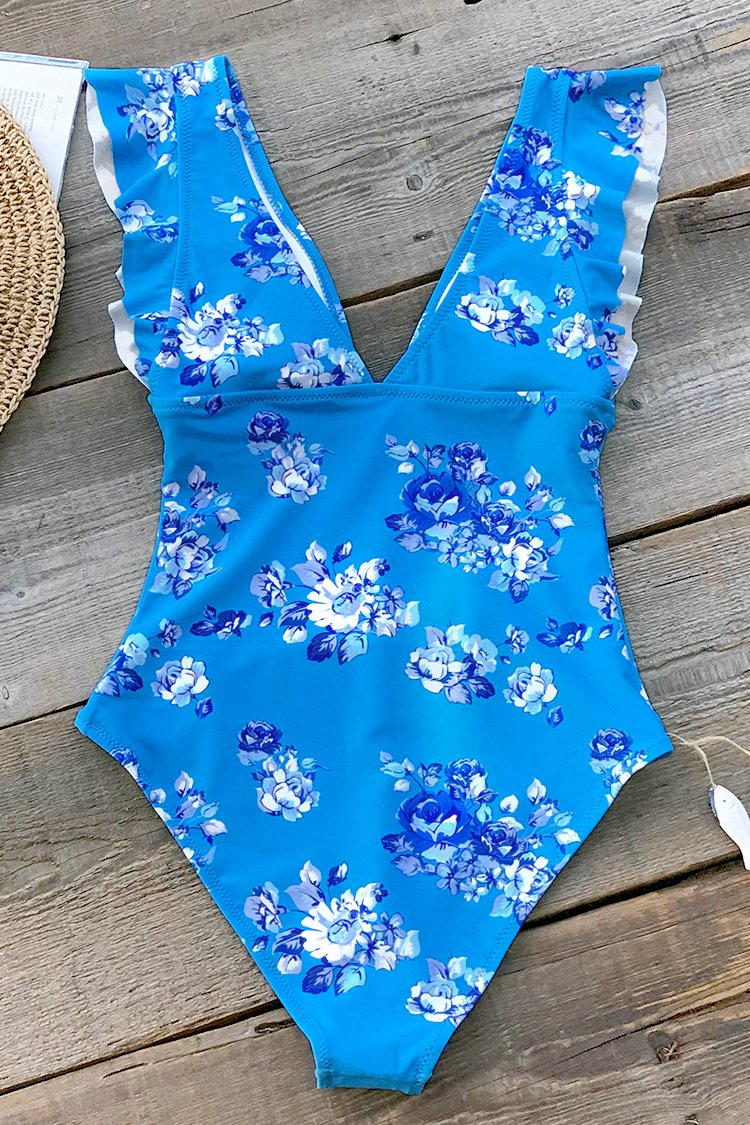 Royal Elegance One Piece Swimsuit
