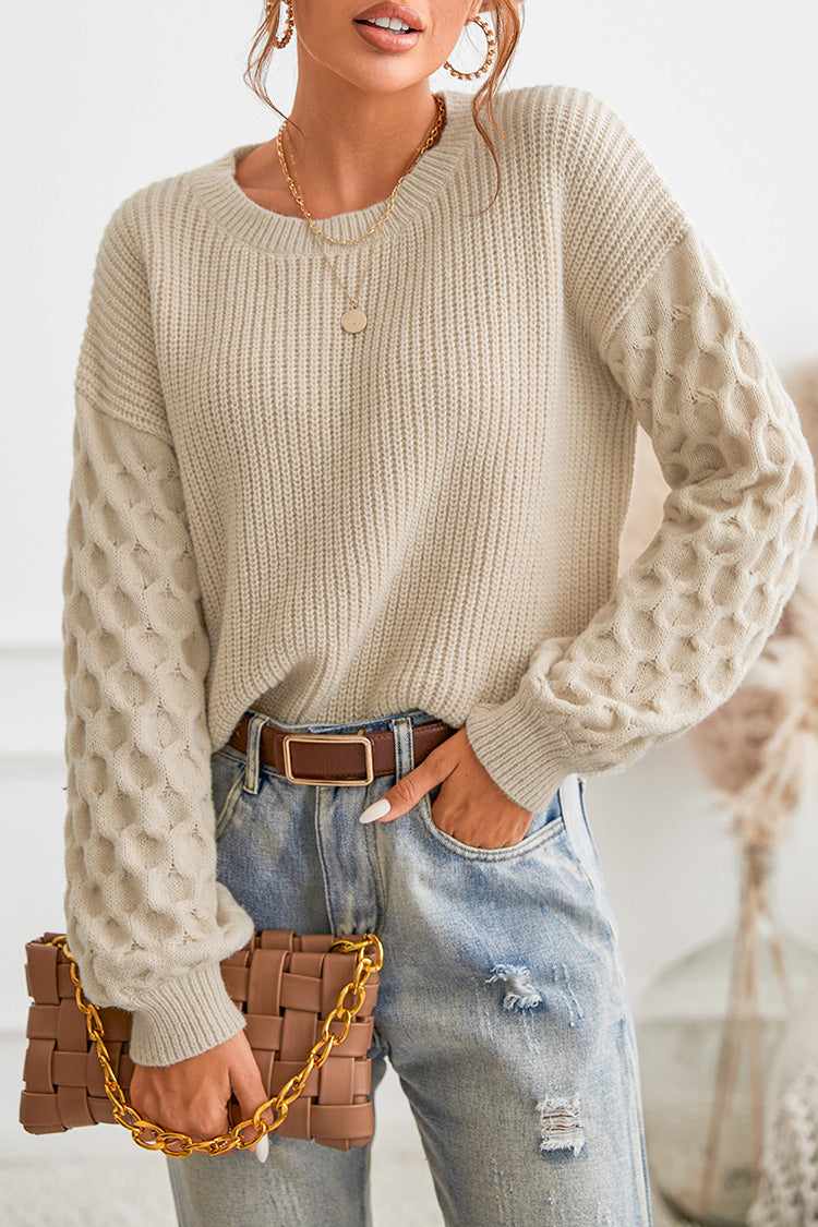 Reina Honeycomb Knit Jumper