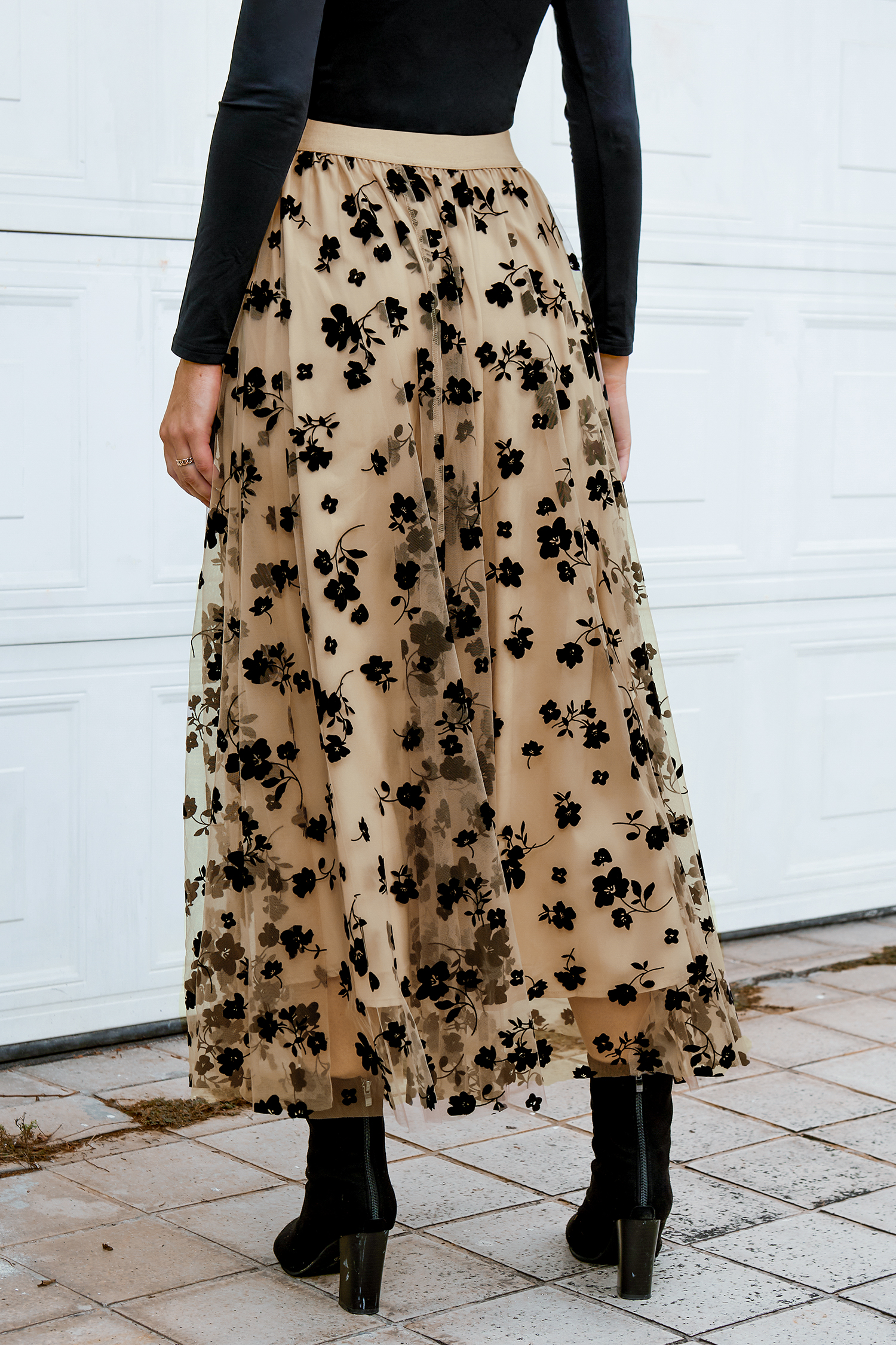 clane VOLUME TIERED MAXI SKIRT① CLANE（クラネ）の「VOLUME TIERED MAXI SKIRT（スカート）」 - WEAR