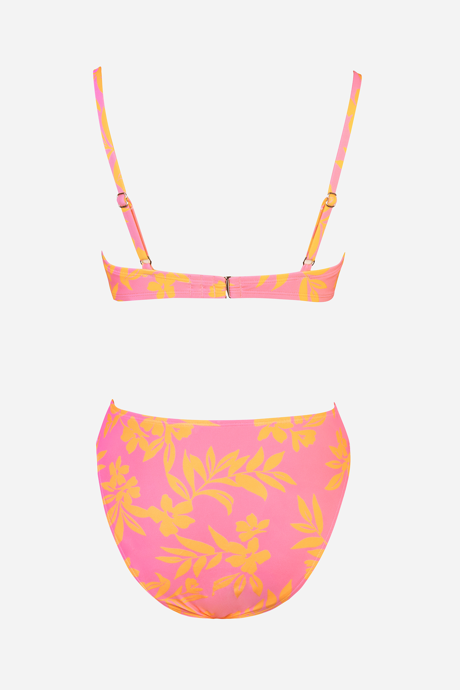 X STASSIE Tropical Plume Underwire Top & Cheeky Bikini Set