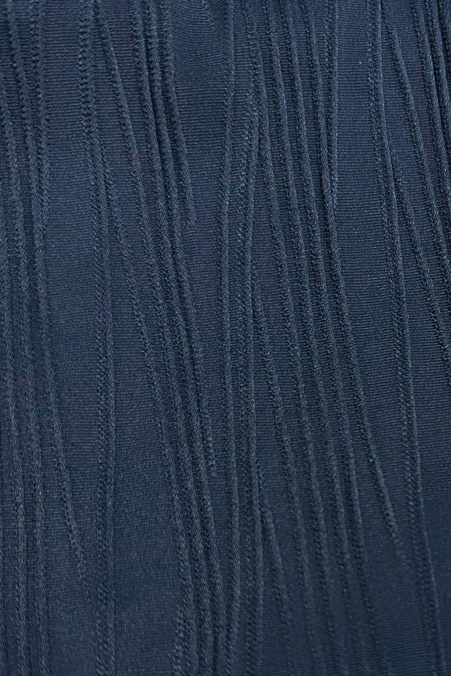 Abstract Rib Plunge Cutout One Piece Swimsuit