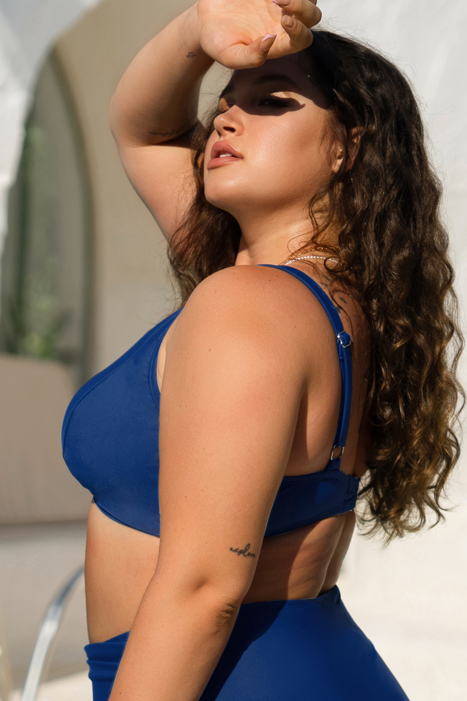 Emerge Twist-Front Plus Size Bikini Top