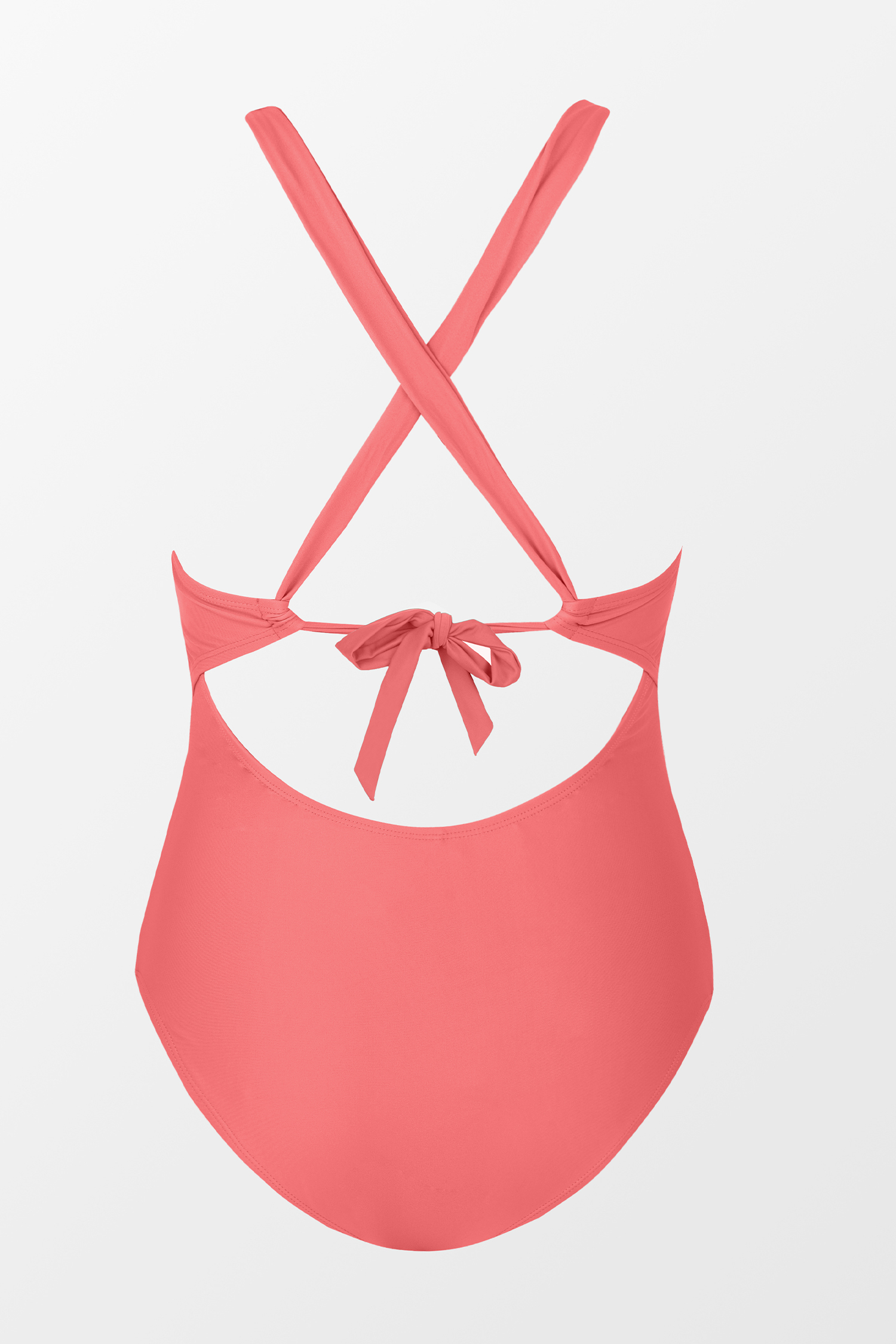 Colombia Coast Shirred Back Tie One Piece Swimsuit