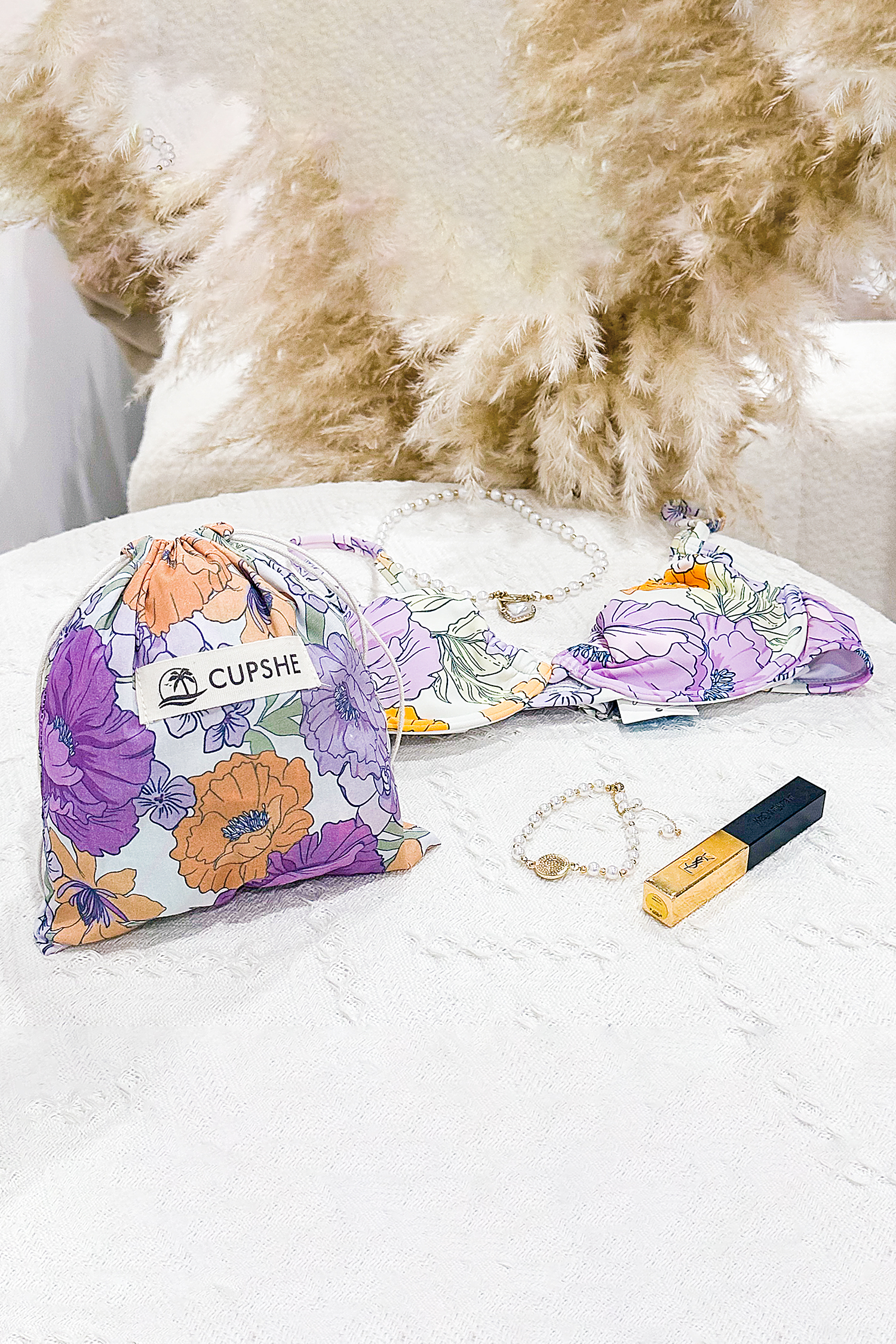 Carry Me Away Drawstring Bucket Bag