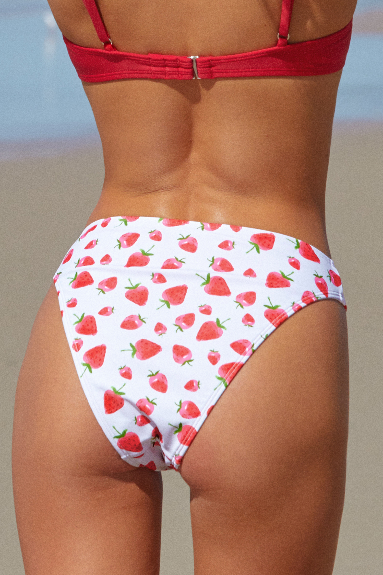 Crinkle Bikini- Berry main image 1